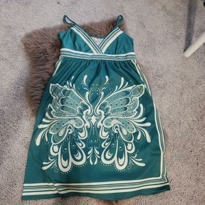 Forever 21 Green Butterfly Dress
